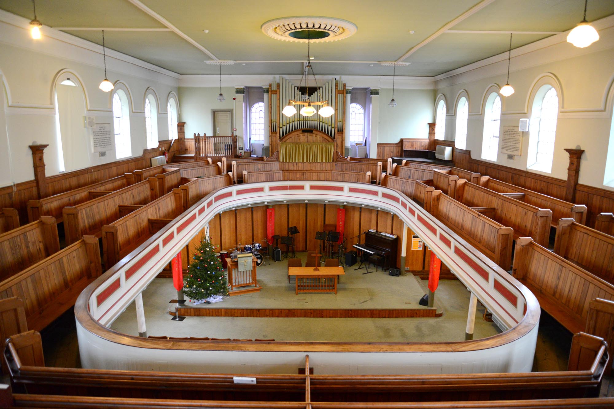 Interior of the chapel -