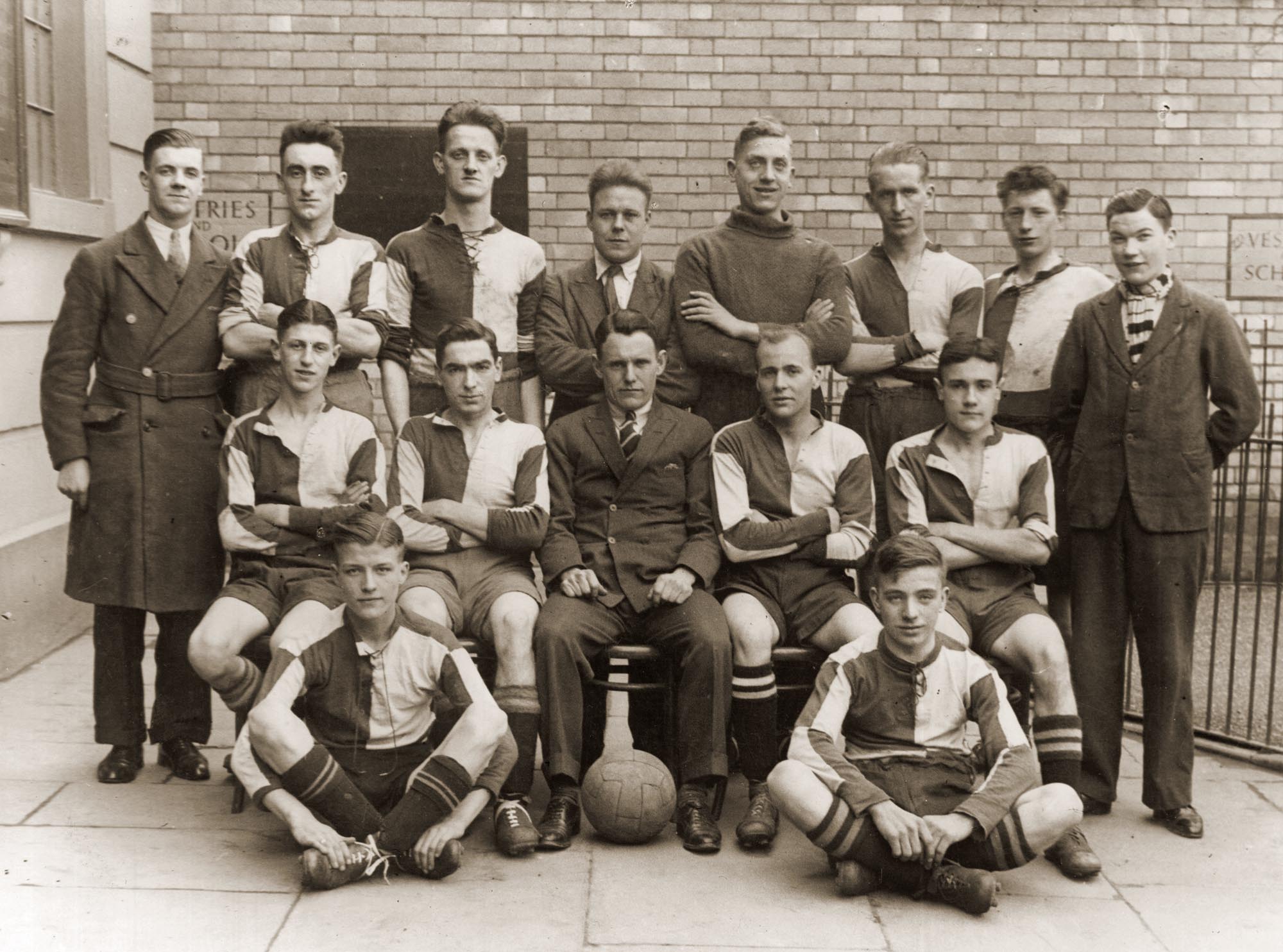The Charles Street Baptist Church football club, early 20th century -