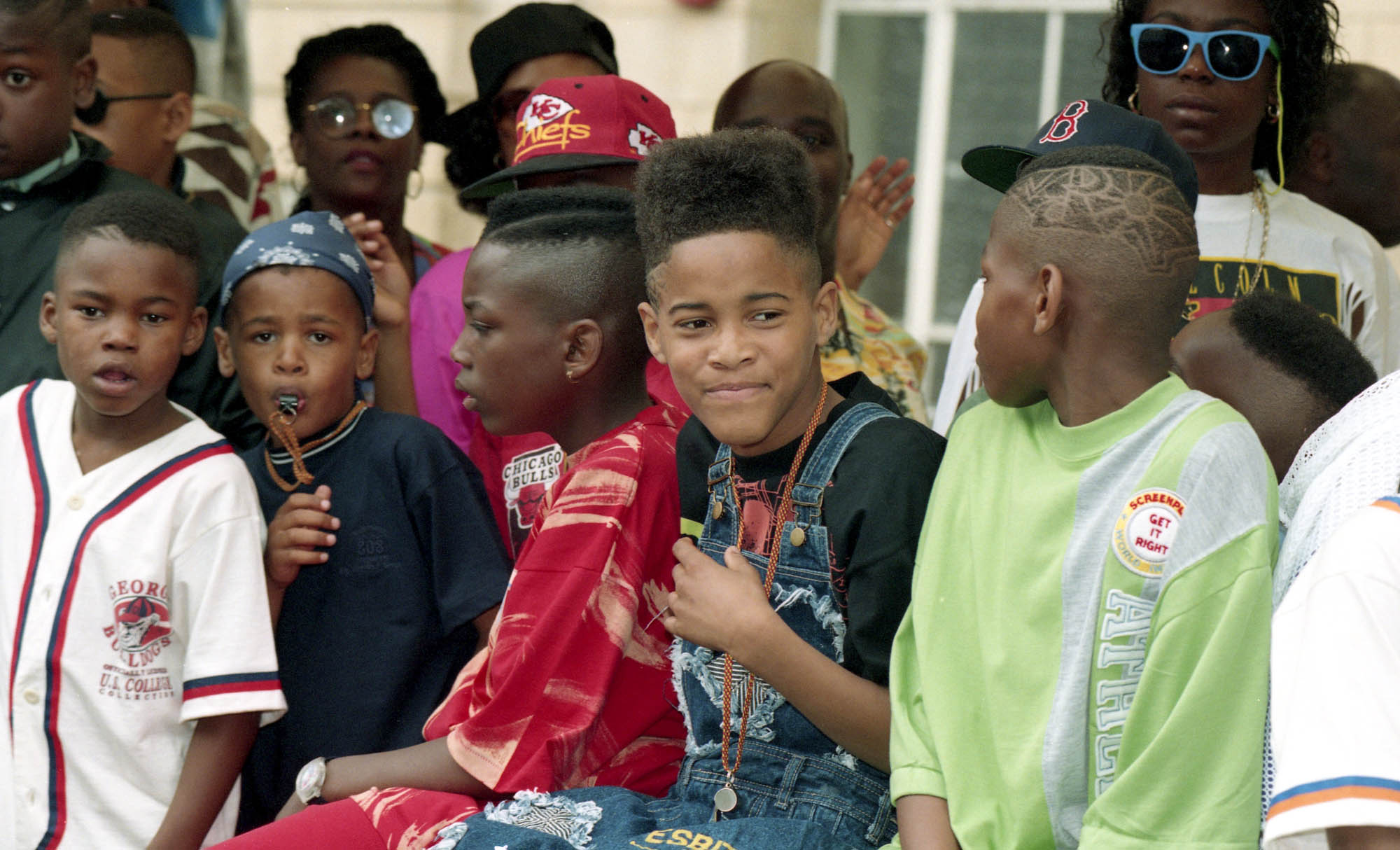 Young people enjoying the Carnival Parade, 1993 - 