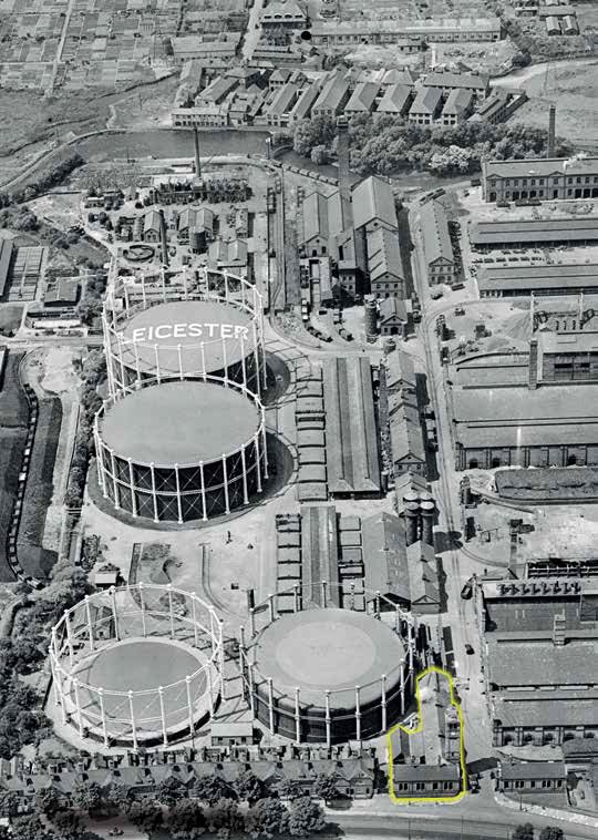 The Clock tower can be seen highlighted bottom right - Historic England