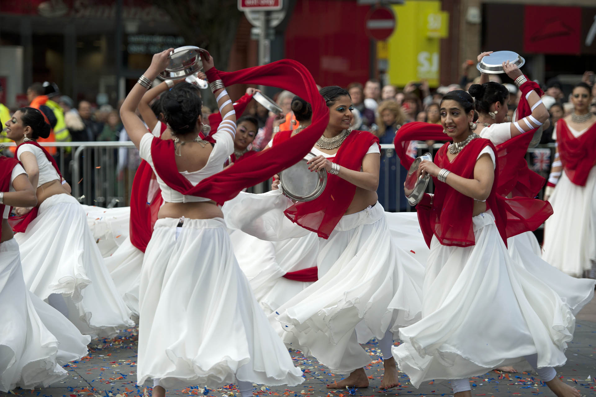 Performers at The Queen’s Diamond Jubilee celebrations in Leicester, 2012 -