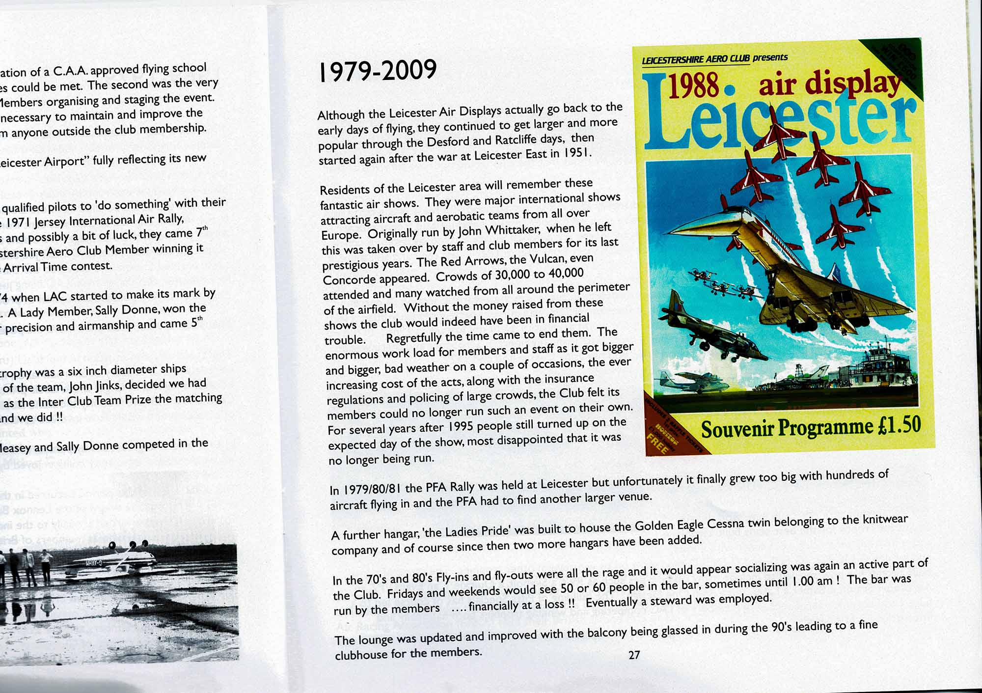 News Paper about the airport after the war -